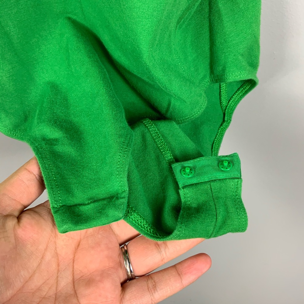 CHAMPION women tank bodysuit logo patch green - Picture 5 of 9